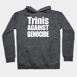 Trinis Against Genocide - White - Double-sided Hoodie